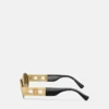 Medusa Deco Oval Sunglasses