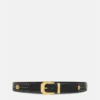 Medusa Heritage Embellished Leather Belt 4 cm