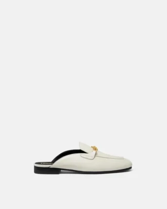 Medusa Leather Slippers