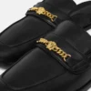 Medusa Leather Slippers