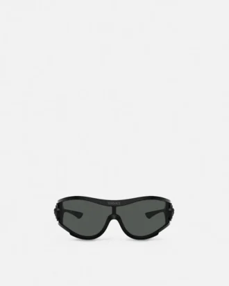 Medusa Medallion Shield Sunglasses