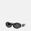 Medusa Plaque Geometric Sunglasses