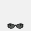Medusa Plaque Geometric Sunglasses