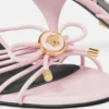 Opera Bow Nappa Sandals 85 mm