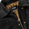 Plong&eacute; Leather Blouson Jacket