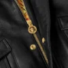 Plong&eacute; Leather Blouson Jacket