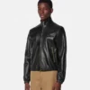 Plong&eacute; Leather Jacket