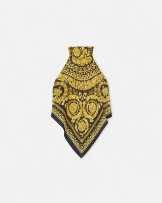 Printed Cover-Up Foulard Top