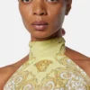 Printed Cover-Up Foulard Top