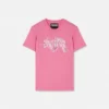 Printed Embellished Cotton-Jersey T-Shirt