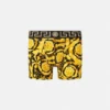 Printed Jacquard Cotton-Jersey Long Trunks