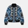 Printed Nylon Reversible Bomber
