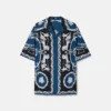 Printed Silk Twill Regular Shirt