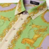 Printed Silk Twill Regular Shirt