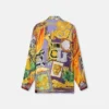 Printed Silk Twill Regular Shirt