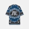 Printed Silk Twill Regular Shirt