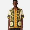 Printed Silk Twill Regular Shirt