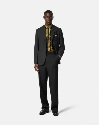 Printed Silk Twill Shirt
