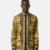 Printed Silk Twill Shirt