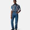 Printed Silk Twill Slim Shirt
