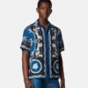 Printed Silk Twill Slim Shirt