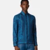 Printed Silk Twill Slim Shirt