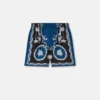 Printed Silk Twill Slim Shorts