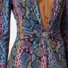 Printed Viscose-Jersey Midi Dress