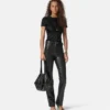 Protea Embellished Nappa Shoulder Bag