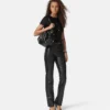 Protea Embellished Nappa Shoulder Bag