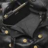 Protea Embellished Nappa Shoulder Bag