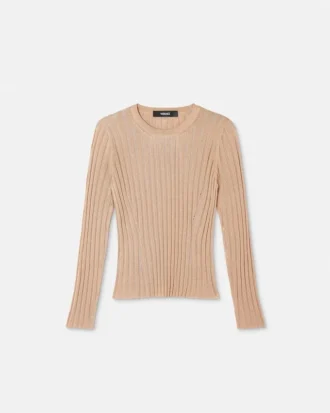 Ribbed Knit Fitted Top