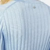 Ribbed Knit Viscose-Blend Crewneck Top