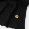 Ribbed Wool Knit Scarf