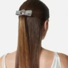 Right Metal Mesh Gianni Ribbon Hair Clip