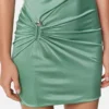 Safety Pin Draped Mini Dress