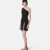 Safety Pin Gathered One-Piece Swimsuit