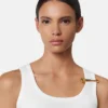 Safety Pin Ribbed Tank Top