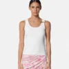 Safety Pin Ribbed Tank Top