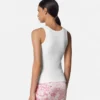 Safety Pin Ribbed Tank Top