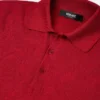 Silk-Cotton Knit Polo