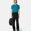 Silk-Cotton Knit Polo