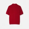 Silk-Cotton Knit Polo
