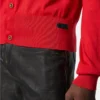 Silk-Cotton Knit Polo Cardigan