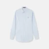 Striped Cotton-Poplin Slim Shirt