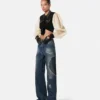 Studded Georgette Crop Shirt