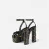 Studded Gianni Ribbon Sandals 140 mm