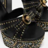 Studded Gianni Ribbon Sandals 140 mm