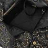 Studded Protea Shoulder Bag