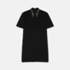 Studded Wool Crépe A-Line Mini Dress